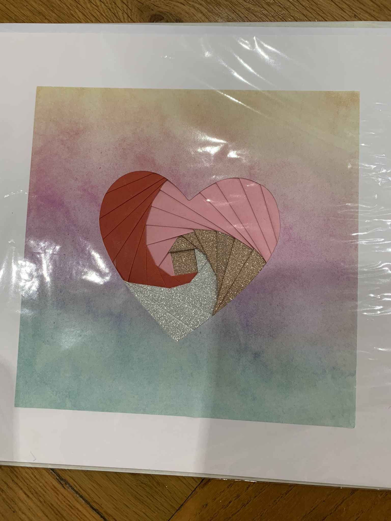 Handmade Valentine’s card