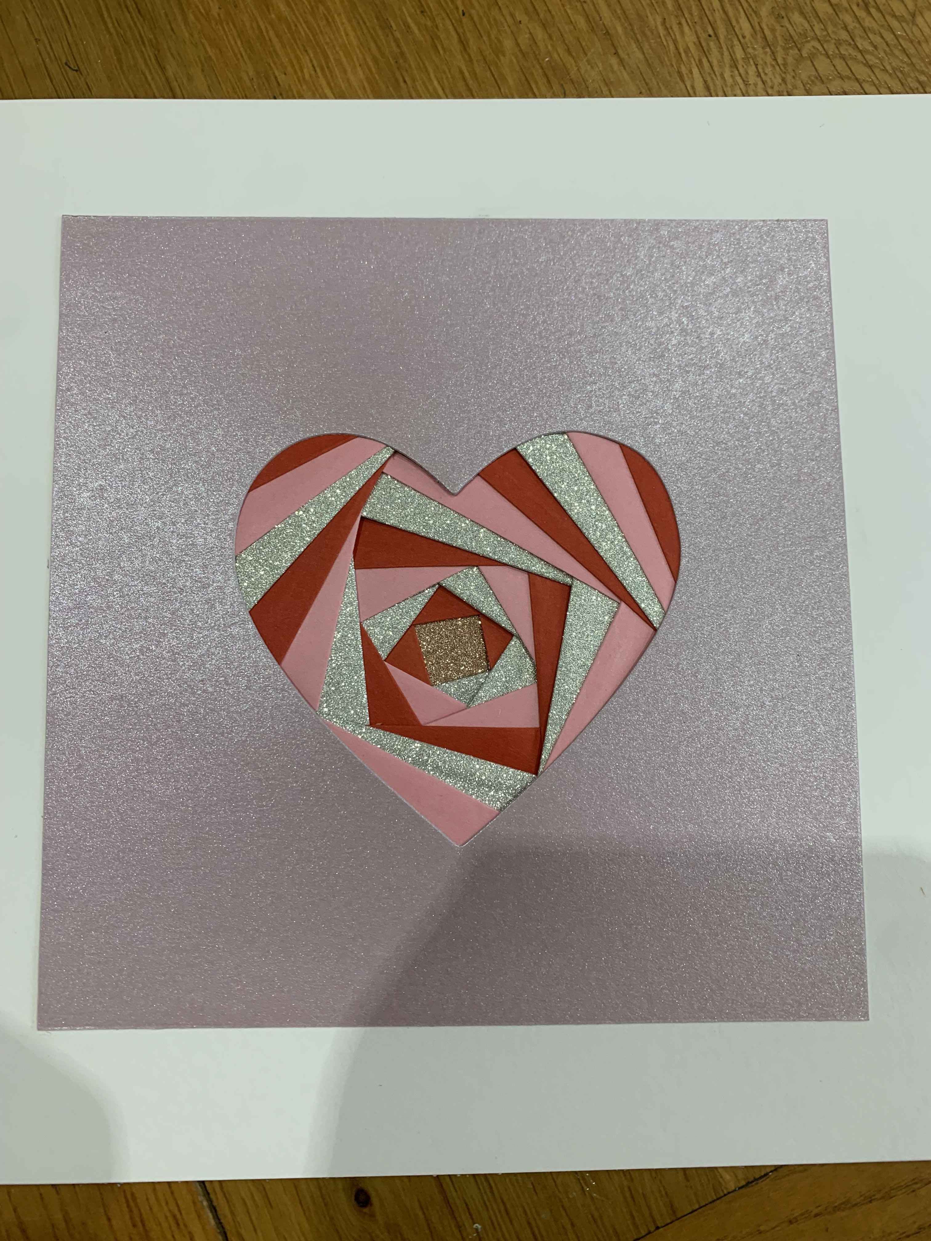 Handmade Valentine’s card
