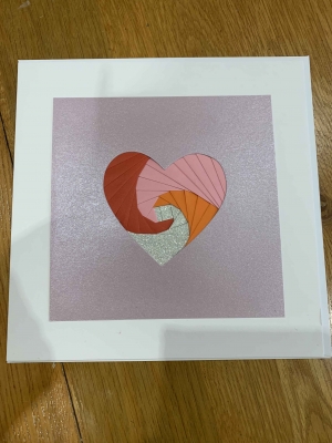 Handmade Valentine’s card 