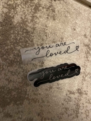 handmade-item handmade-gifts You Are Loved Decals 