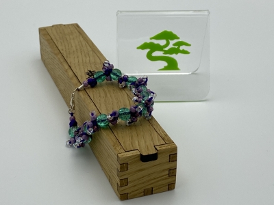 Chinese Knot Bracelet - Virtue Knot Bracelet - (Woven & Braided) - Includes a Wooden Presentation Box