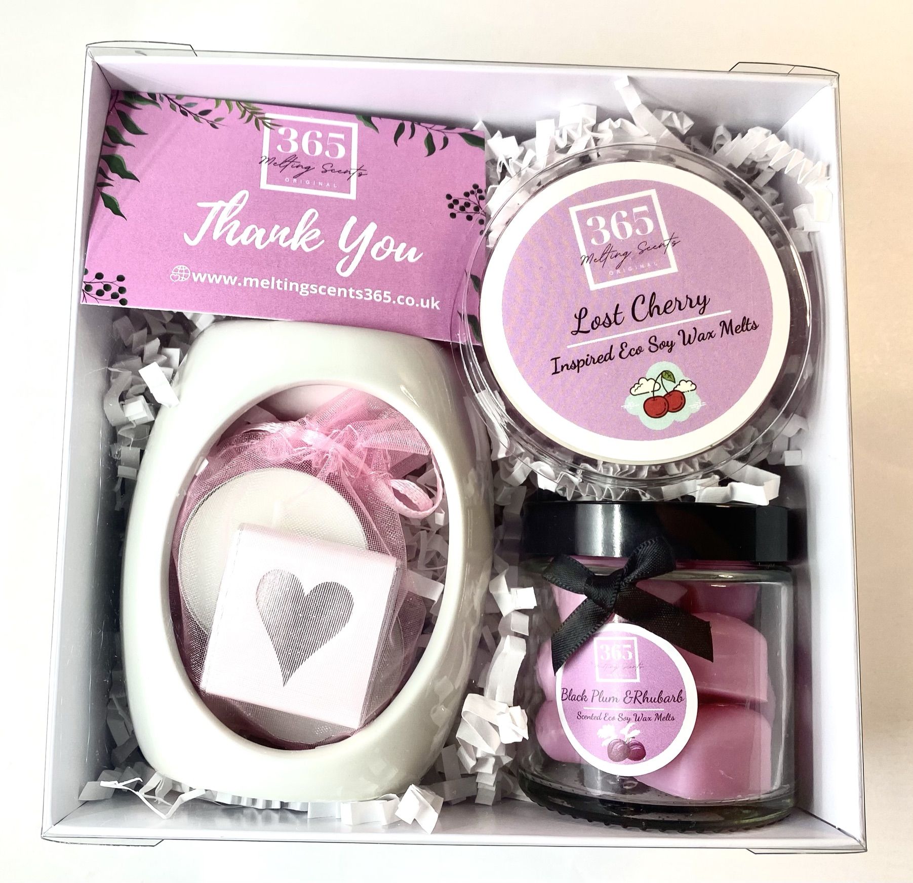 Jar of Hearts Gift Set Plumb & Rhubarb / Lost Cherry 