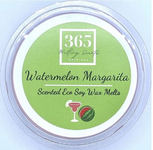 Watermelon Margarita Wax Melt snap pot 