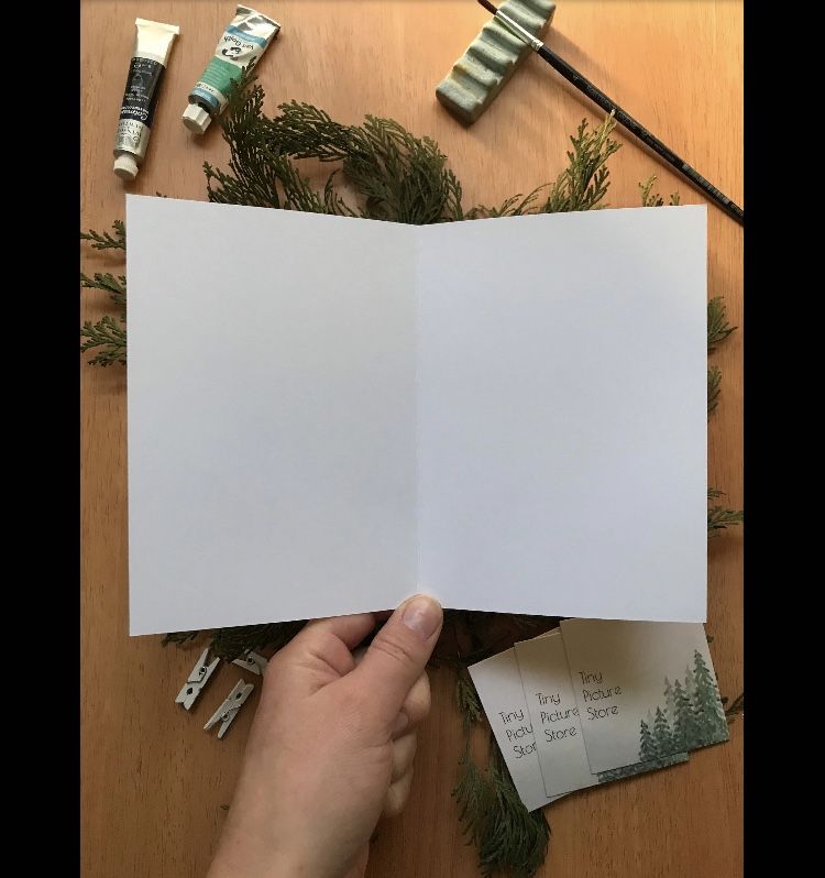 Christmas Card - Trees