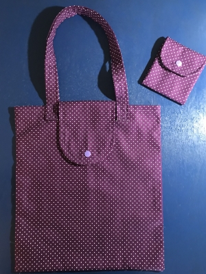 handmade-item handmade-gifts REDUCED!
FOLD UP BAG AND  MATCHING PURSE