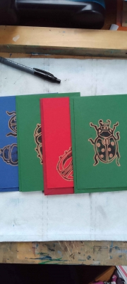 handmade-item handmade-gifts Beetles cards
