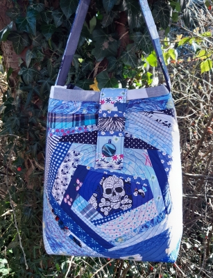 handmade-item handmade-gifts Crazy patchwork Boho bag