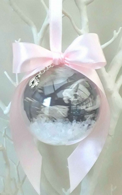 Beautiful Baby Scan Bauble,Bumps First Christmas Bauble,Baby Scan Ornament