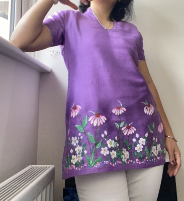 
Hand painted Tunic Top