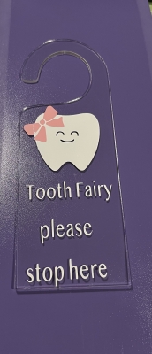 Tooth fairy door hanger 