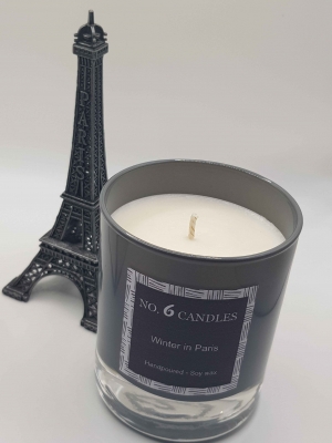handmade-item handmade-gifts Soy wax candle, handmade scented candle, Winter in Paris, Paris themed candle, birthday gift for her, 20cl candle