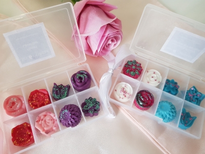 handmade-item handmade-gifts Flower wax melts, wax melts gift box, highly scented handmade, set of 8, mothers day gift, birthday gift for mum, birthday gift for friend
