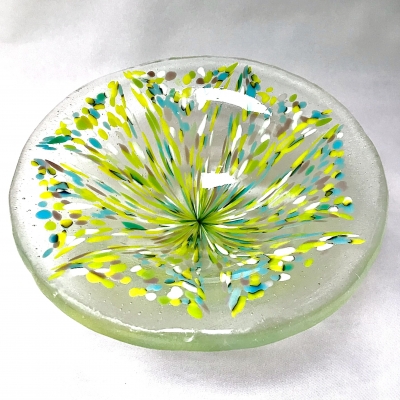 Glass Kaleidoscope Bowl