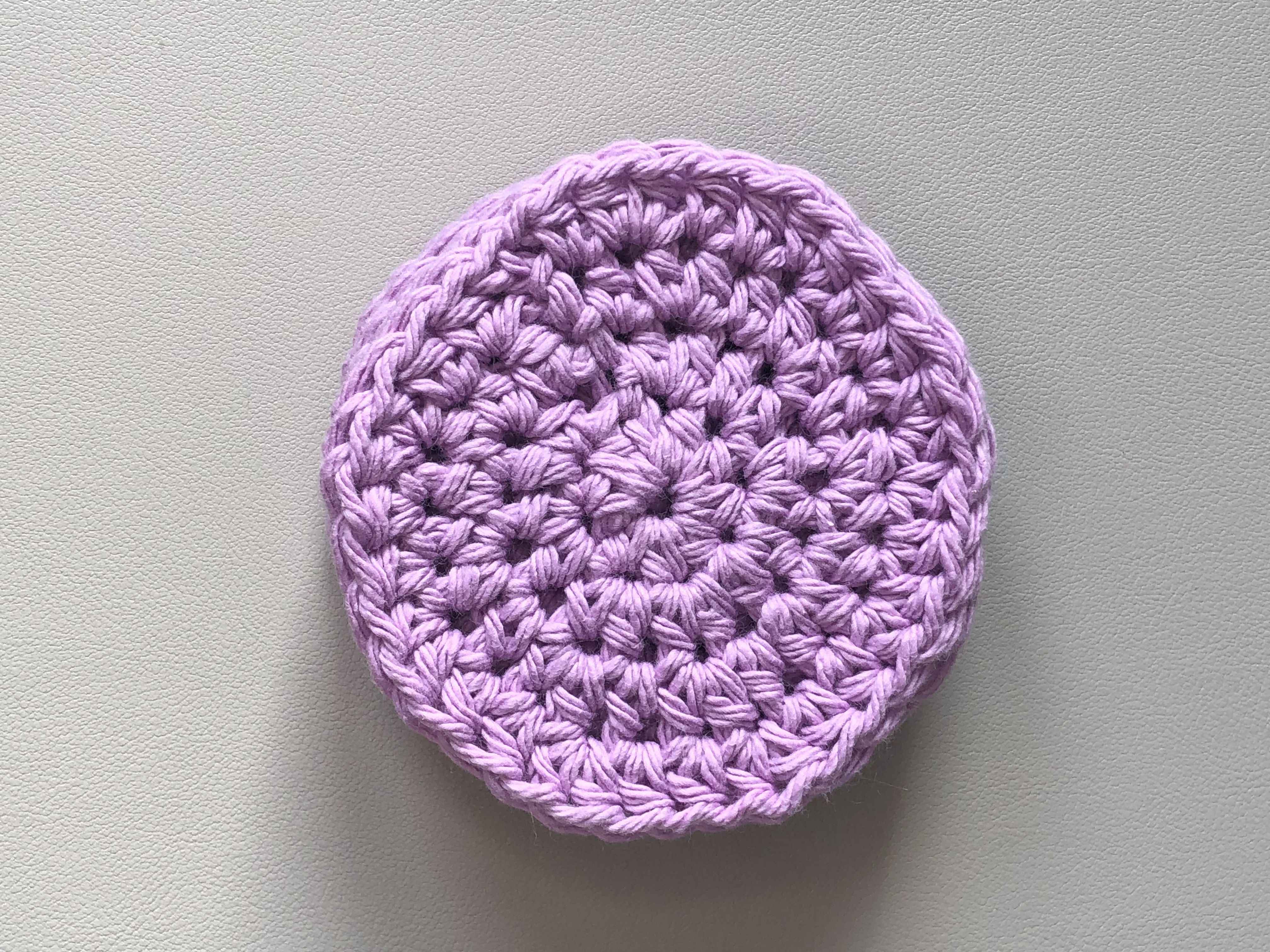 Crocheted face scrubbies 5pk, 100% cotton, 
Eco friendly 