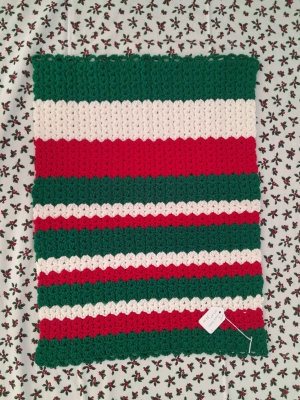 Crocheted child/baby LapMat called Winter Season 53cm x 41cm