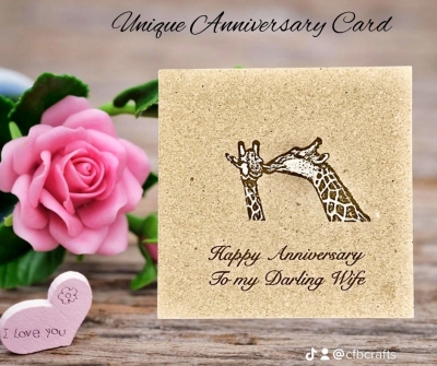 Unique Anniversary Card for Wife
