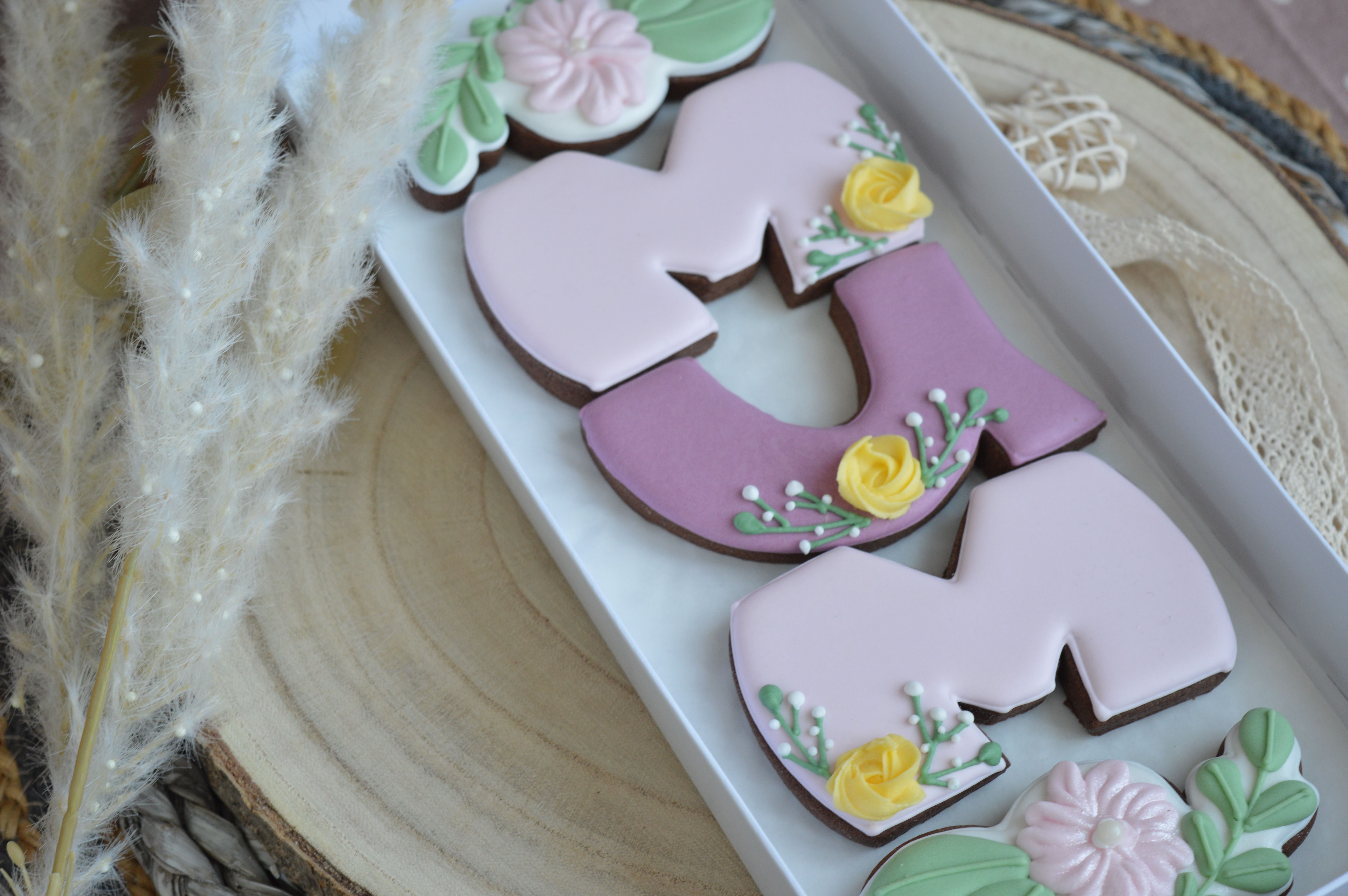 MUM set-Mum-Mum biscuit-Mother's Day-Mother's Day Gift-Birthday Gift-Anniversary gift-Thank you gift-Custom made-Cookies-Biscuits-Party Favor