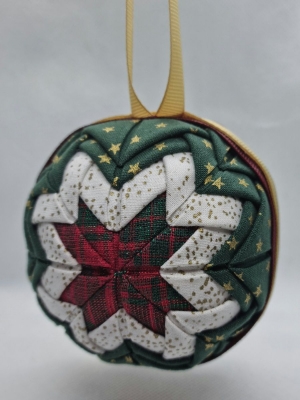 Quilted Christmas Bauble - Stars