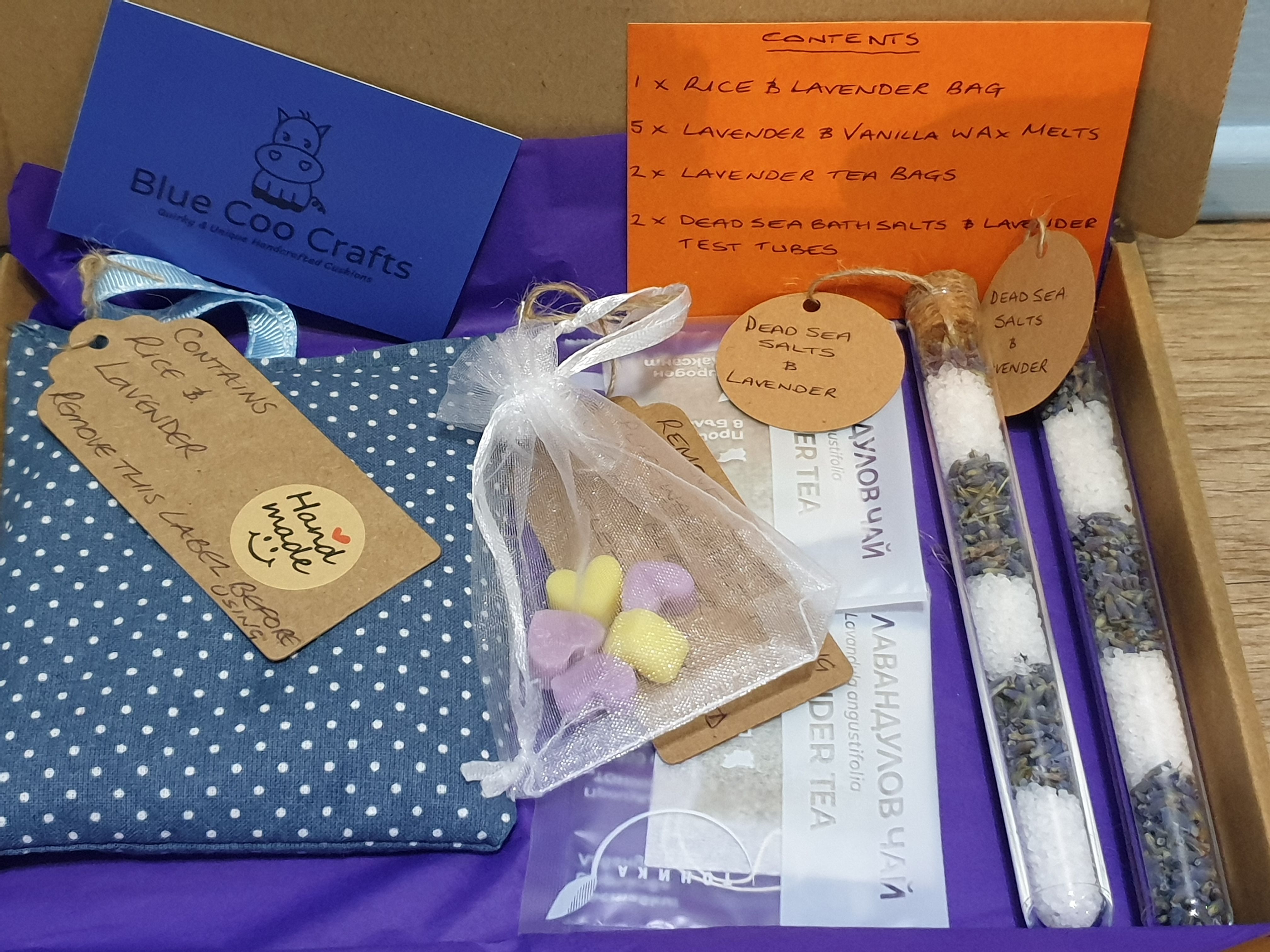 Lavender letterbox gift 