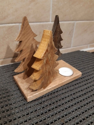handmade-item handmade-gifts Christmas tree cluster tealight