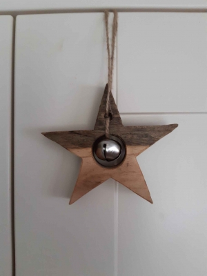 Jingle bell star decoration 