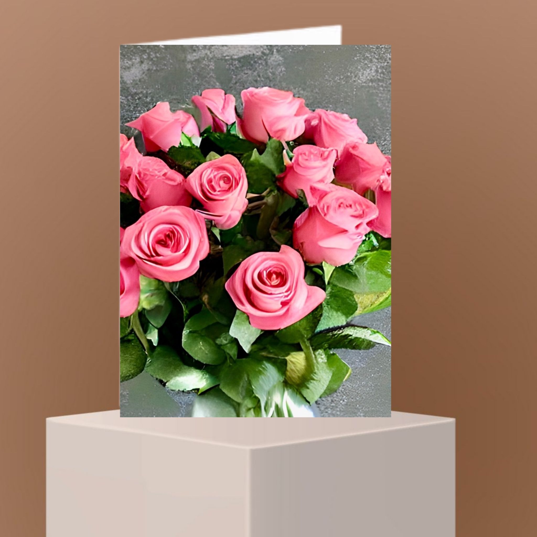 Roses Blank Greetings Card