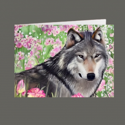 Wolf Greetings Card