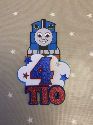 Personalised Thomas The Tank Engine Cake Topper 