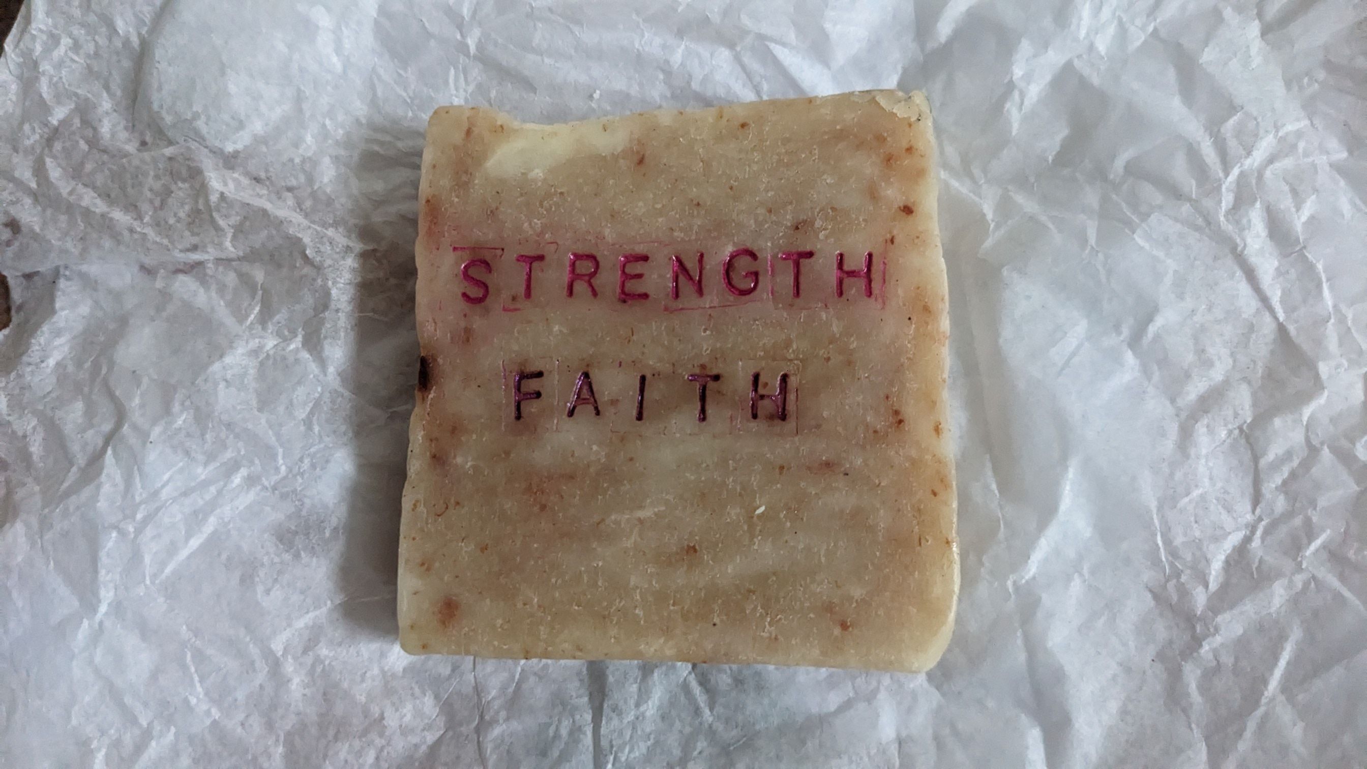 Message on a Soap. Send loving support to a friend, loved one or colleague 
