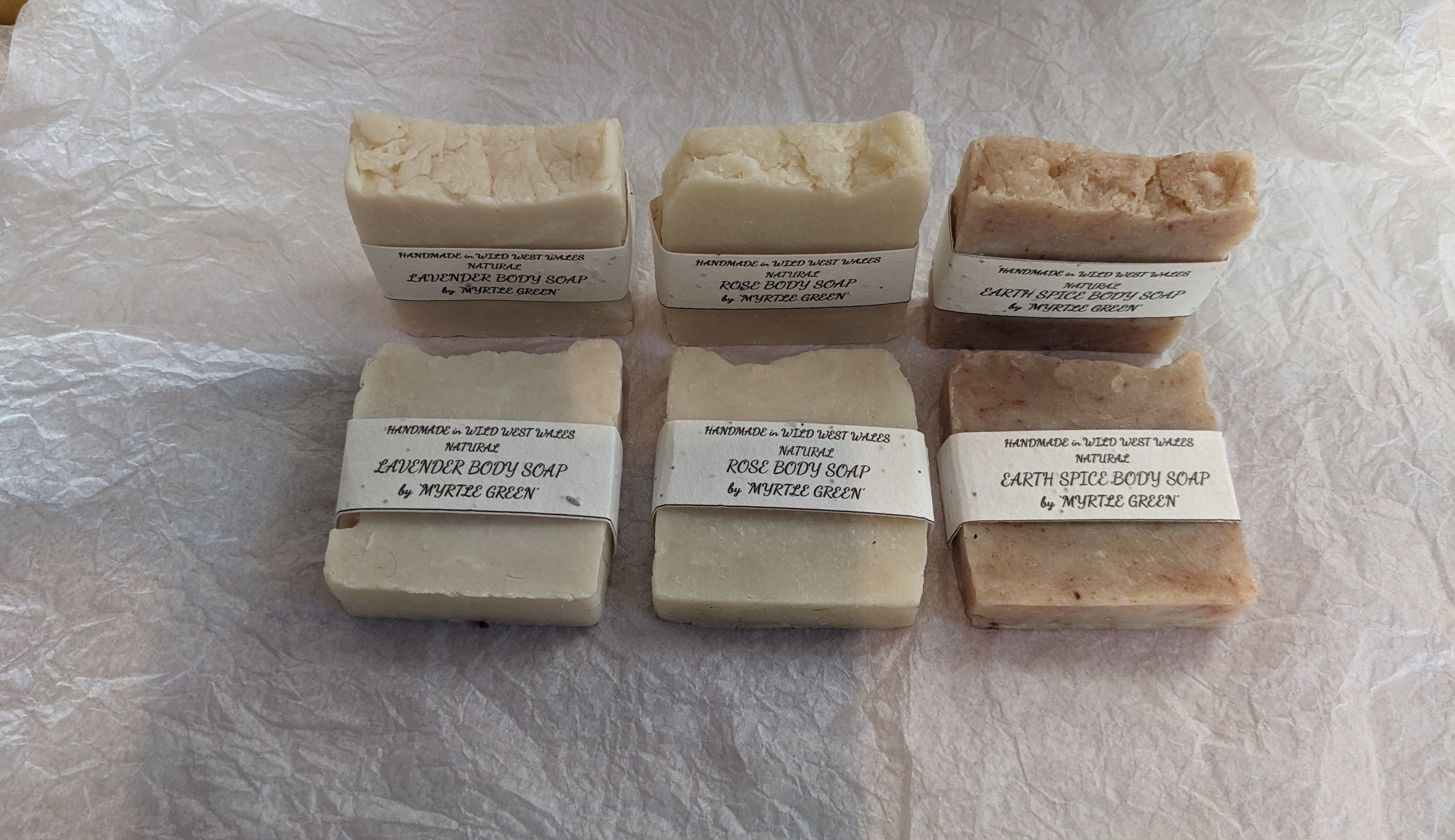 Botanical Rose, Spice or Lavender Body Soap Plant the wildflower seed soap wrapper for flowers.  Naturally biodegradable.