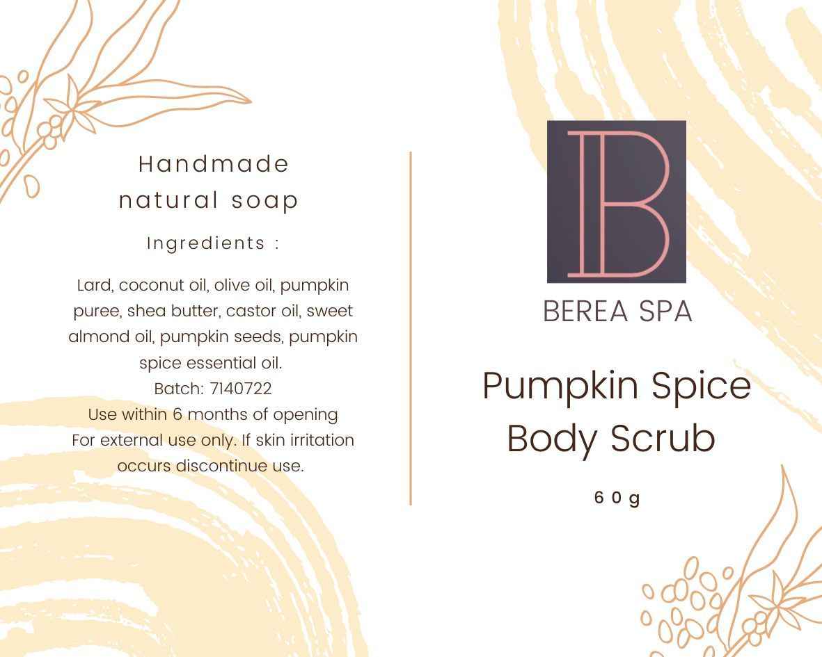 Pumpkin Spice Body Scrub Soap
