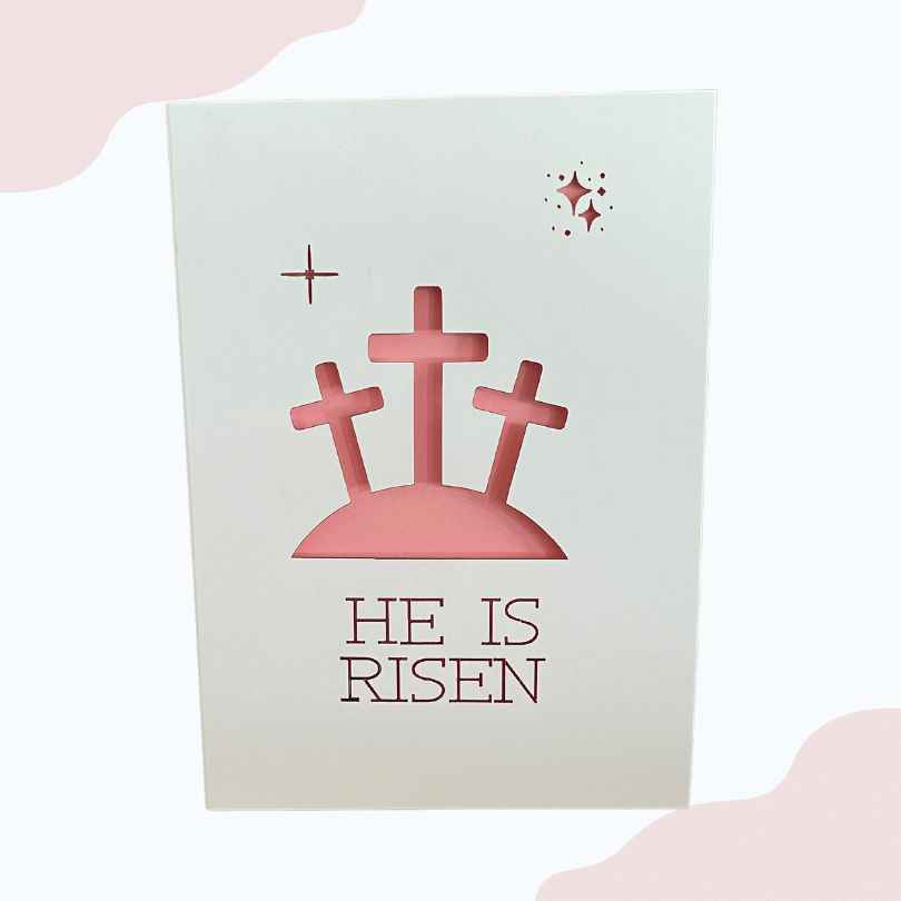 He is risen! Easter card