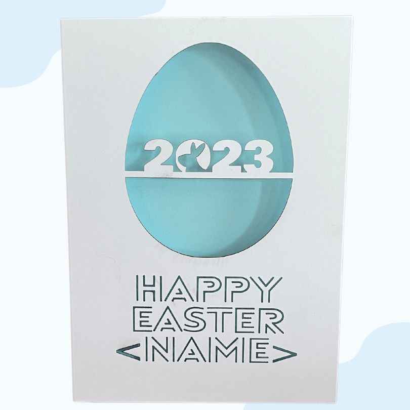 Happy Easter 2023 personalised card
