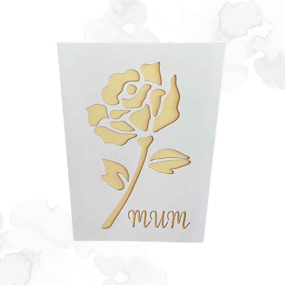 Rose Mother's Day card