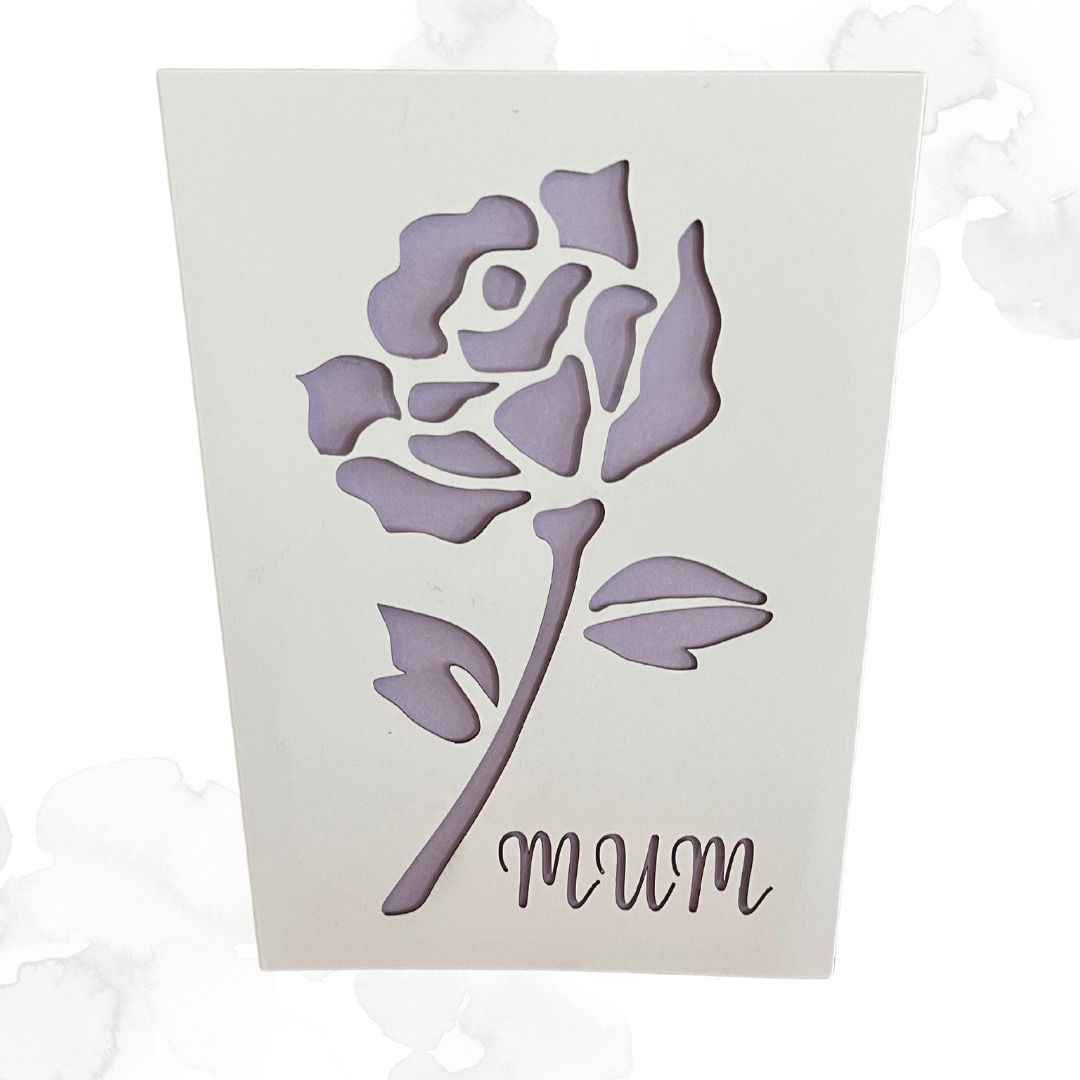 Rose Mother's Day card